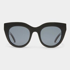 Le Specs Air Heart Black Polarized Sunglasses
